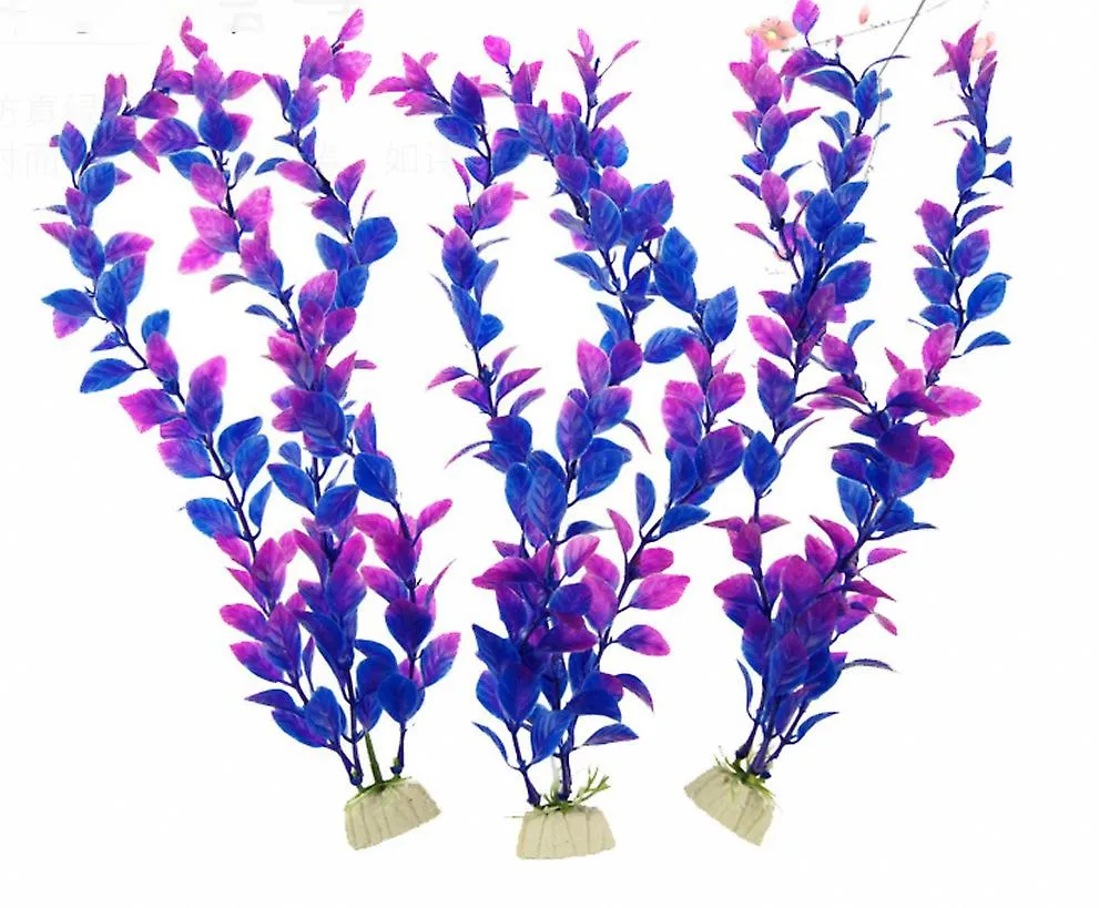 2Pcs F Aquarium Tank Decoration Simulation Aquatic Plants Aquarium Landscape Set False Aquatic Plants Decorative AZ21981