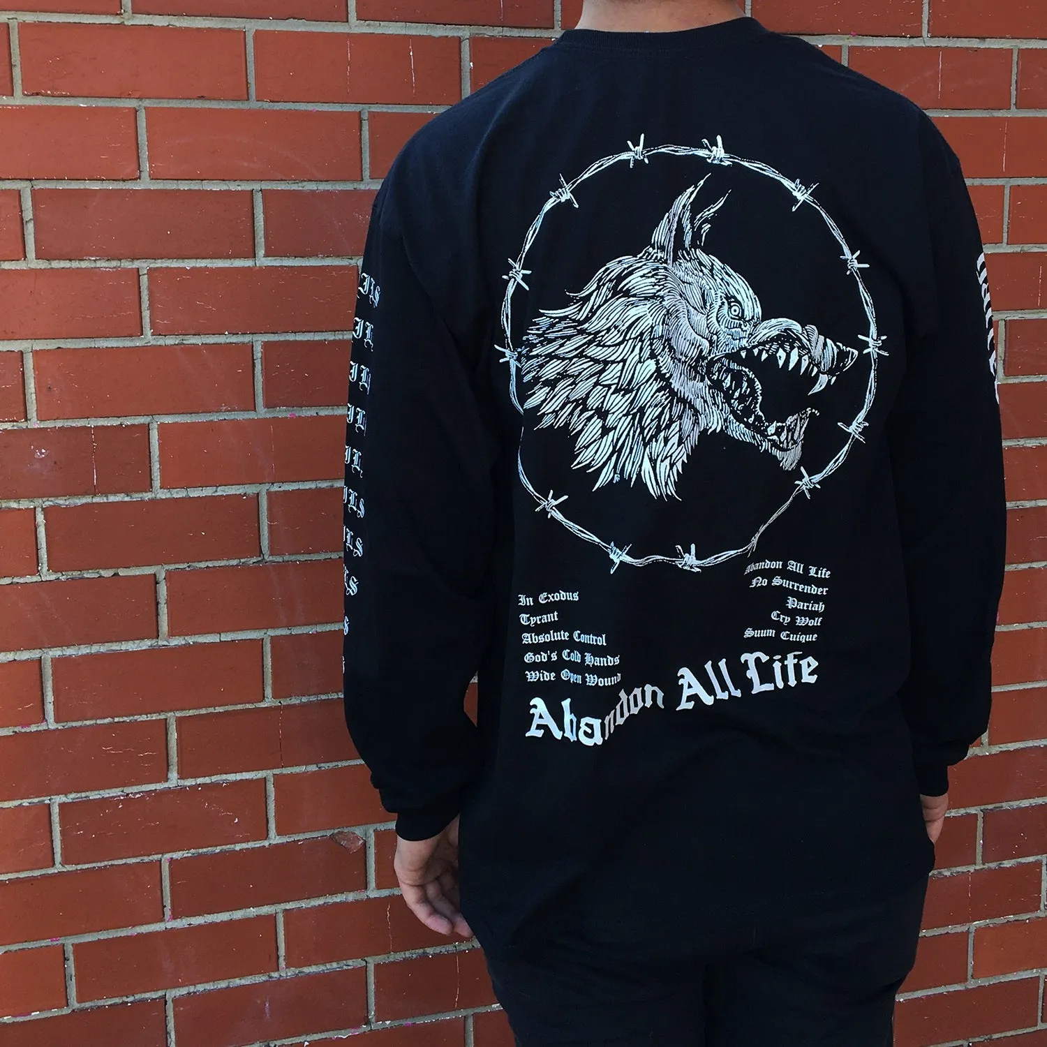 Abandon All Life Long Sleeve (Black)