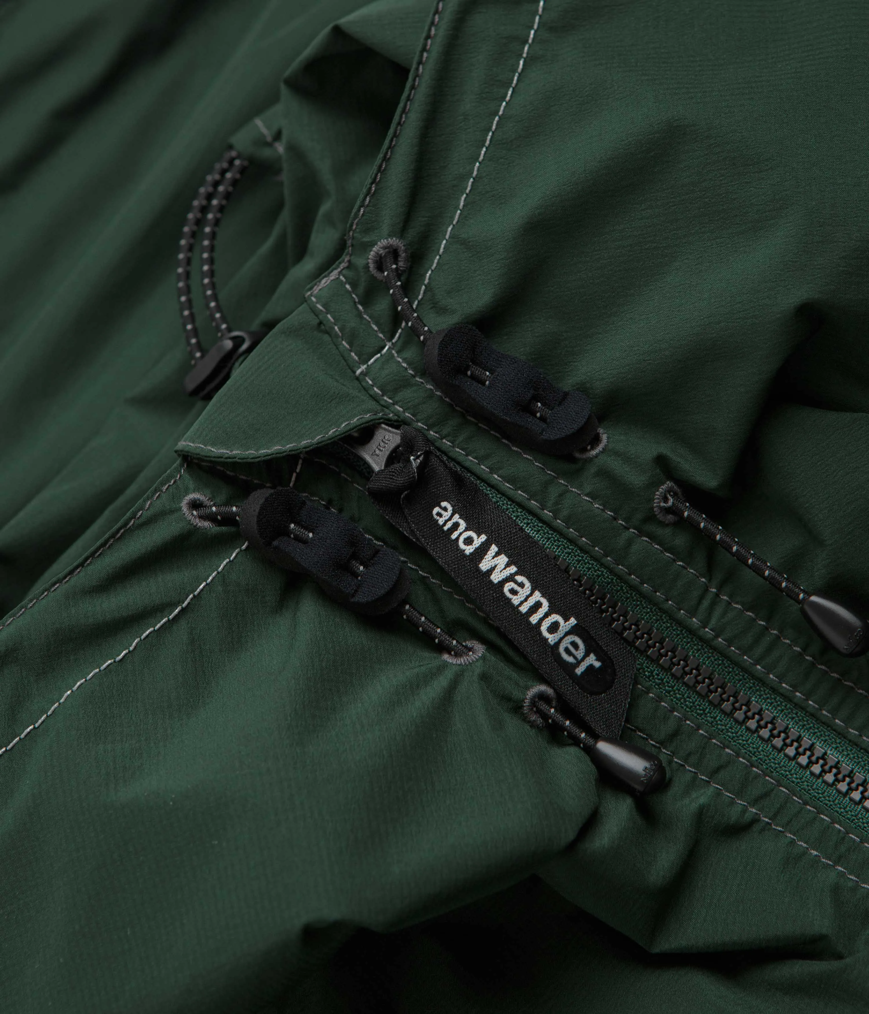 and wander Pertex Wind Jacket - Green