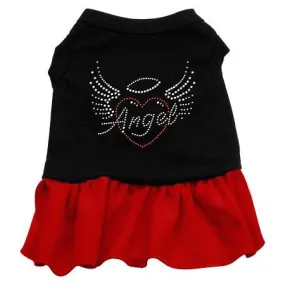 Angel Heart Rhinestone Dress Black with Red XXL (18)