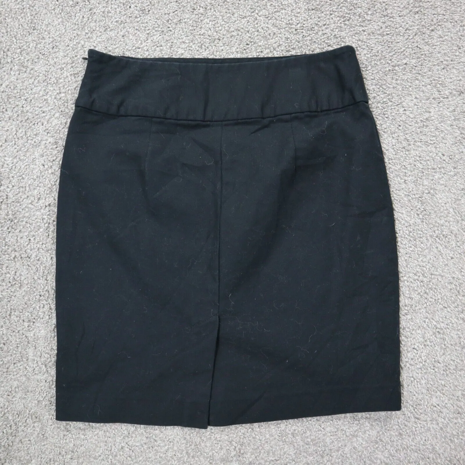 Banana Republic Womens Pencil & Straight Skirt Elastic Waist Black Size 4