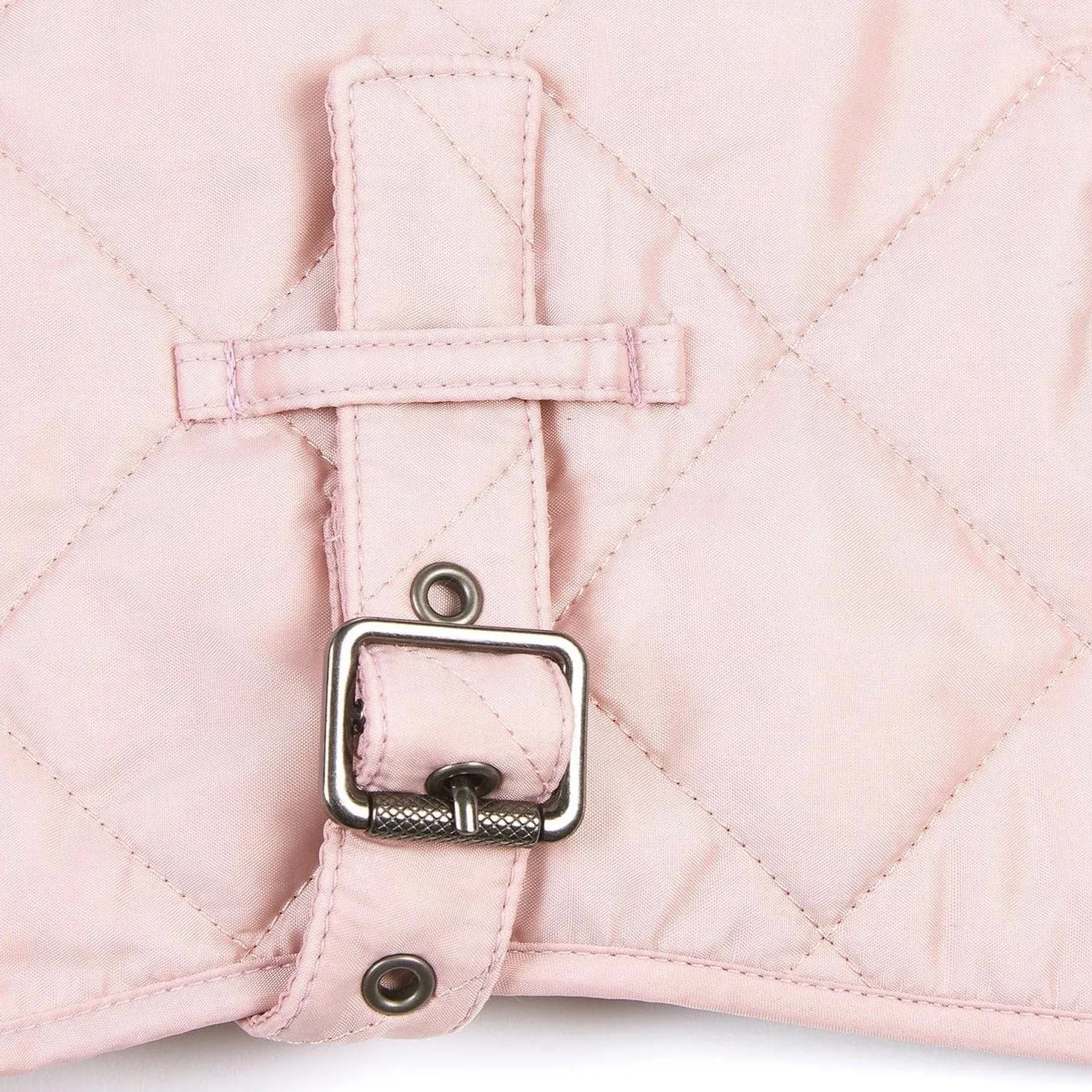 Barbour Small Quilted Dog Coat In Pink