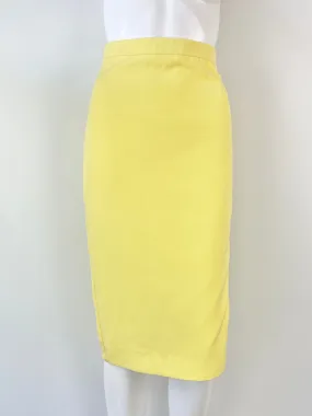 Bardot Lemon Yellow Pencil Skirt - AU6