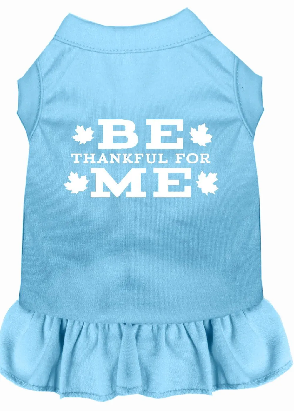 Be Thankful For Me Screen Print Dress Baby Blue Xxl (18)