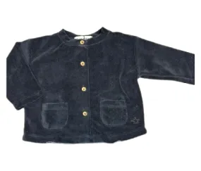 Black Velvet Baby Jacket