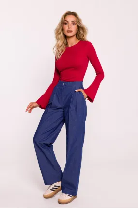 blue - Trousers model 199680 Moe