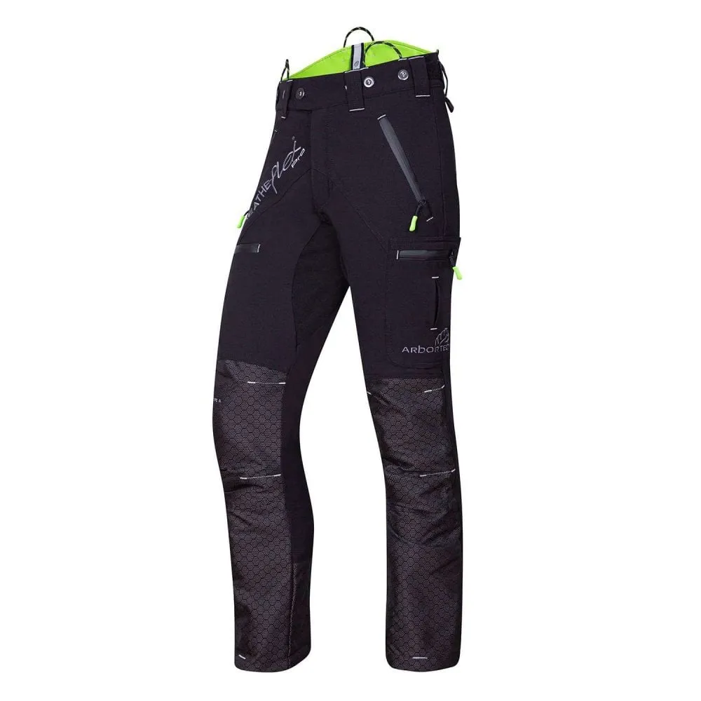 Breatheflex Pro Freestyle Chainsaw Trousers Black/Lime Type C