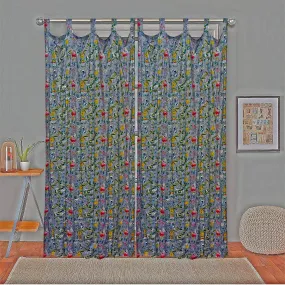 Breezy Cambric Curtain Pair Grey