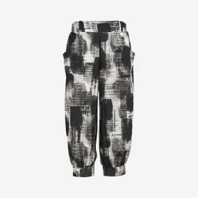 BRUSH PRINT TROUSERS