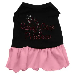 Candy Cane Princess Rhinestone Dress Black with Pink XXL (18)