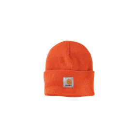 Carhartt Knit Cuffed Beanie Watch Hat - Brite Orange