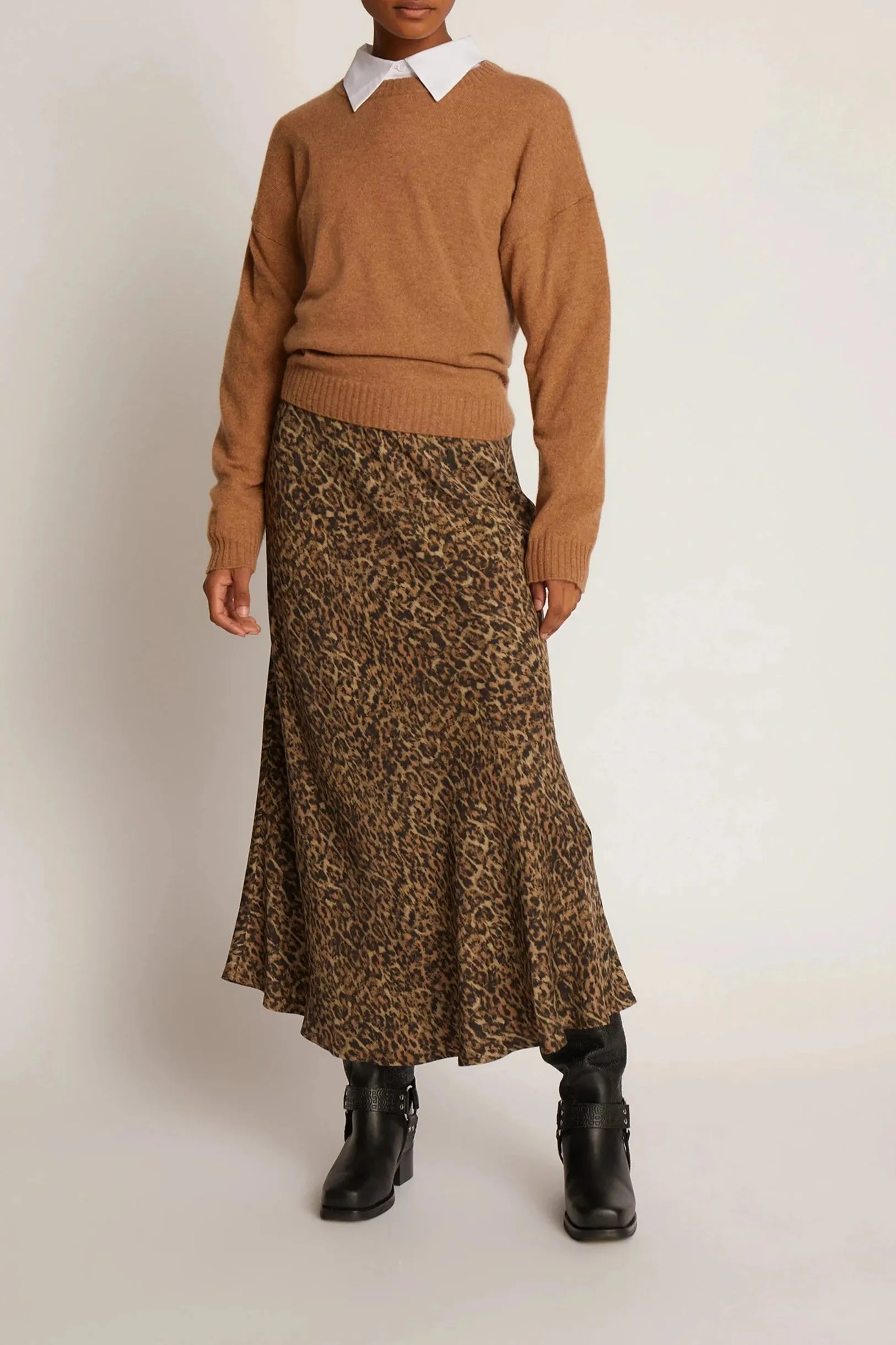 CARSON SKIRT | BROWN