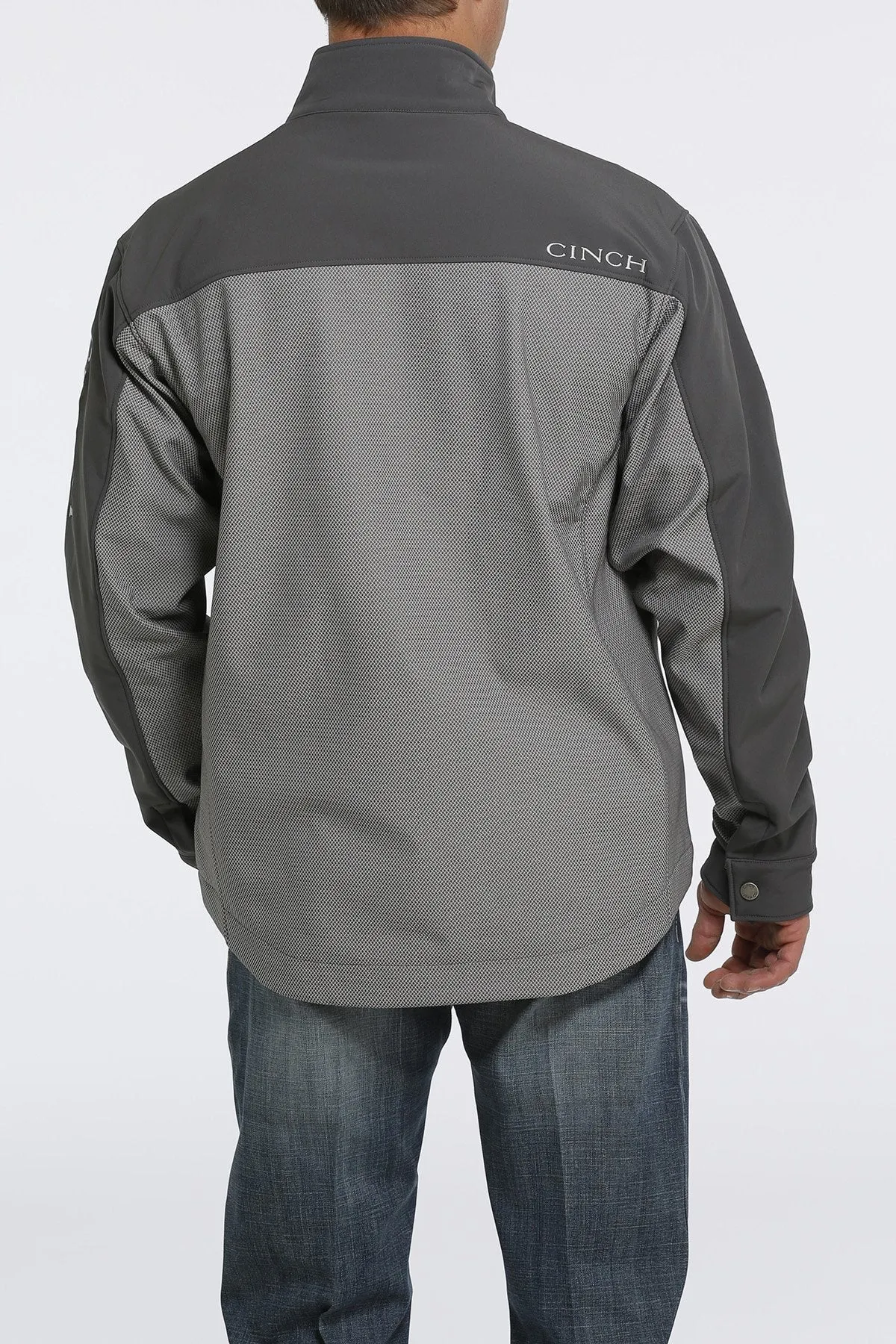 Cinch Mens Lined Bonded Grey Jacket - MWJ1565001