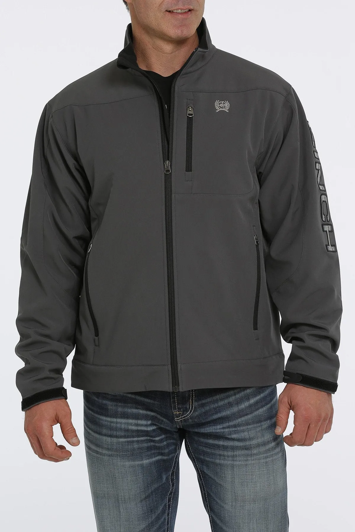 Cinch Mens Lined Bonded Grey Jacket - MWJ1567002