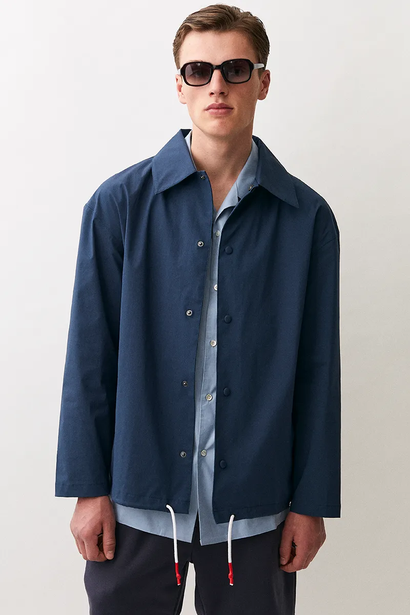 COACH JACKET SS22 NAVY