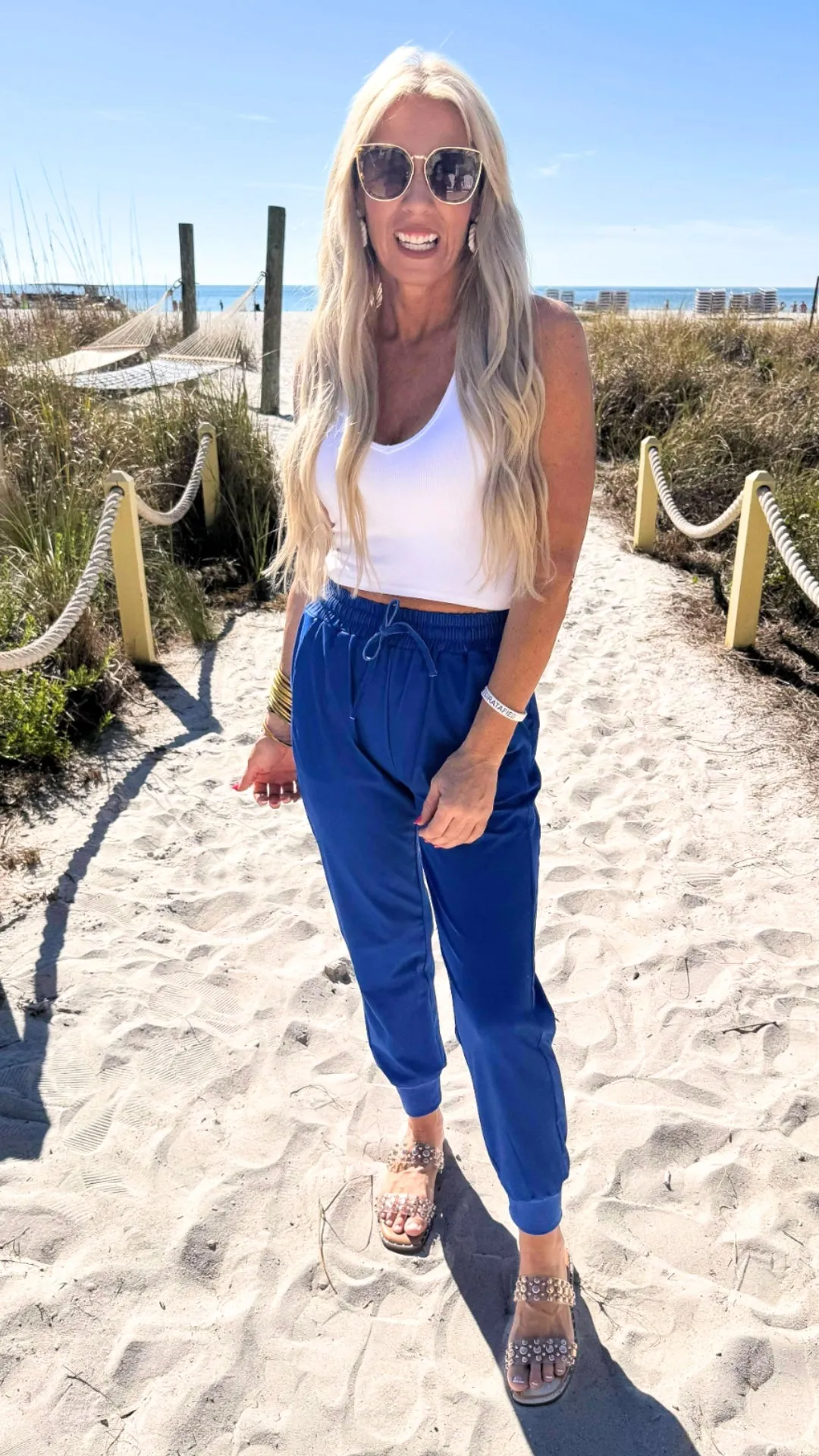 Cobalt Blue Everyday Joggers by Salty Wave*