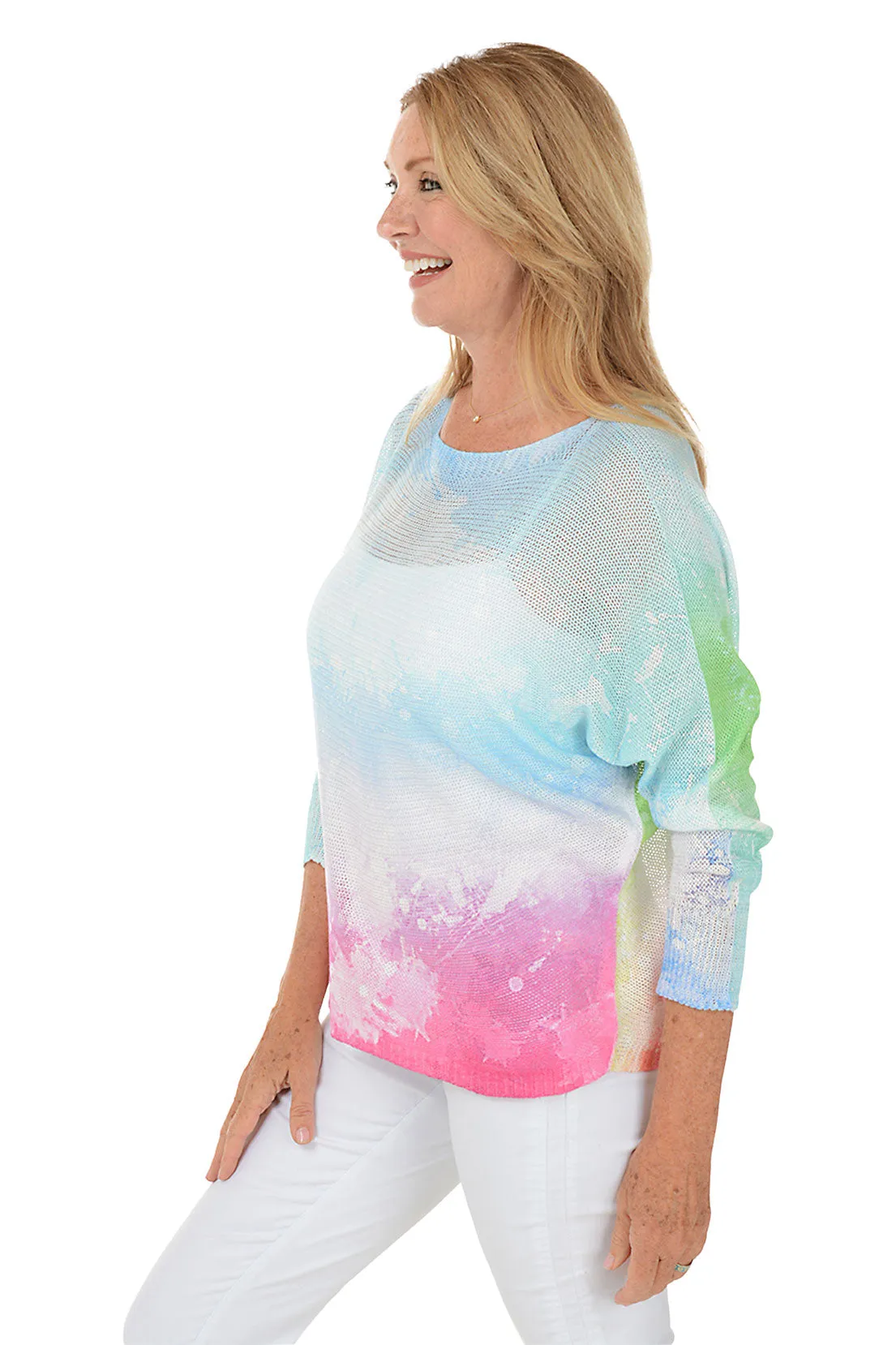 Color Splash Lightweight Sweater