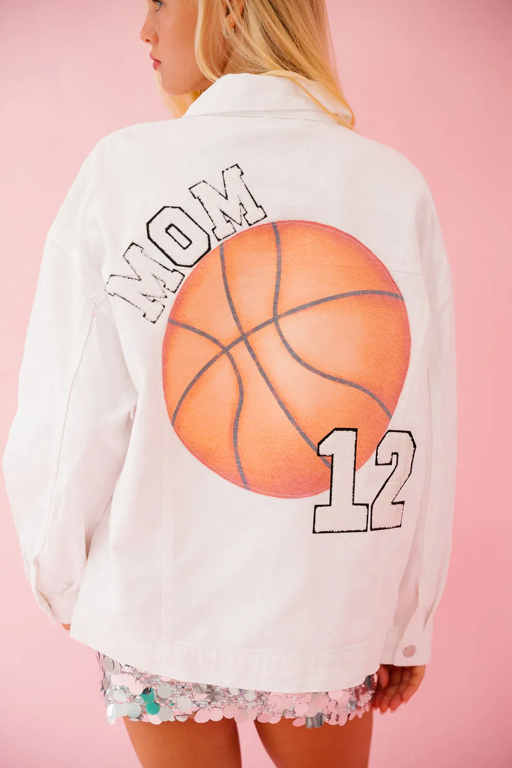 CUSTOM BASKETBALL MOM NUMBER JACKET