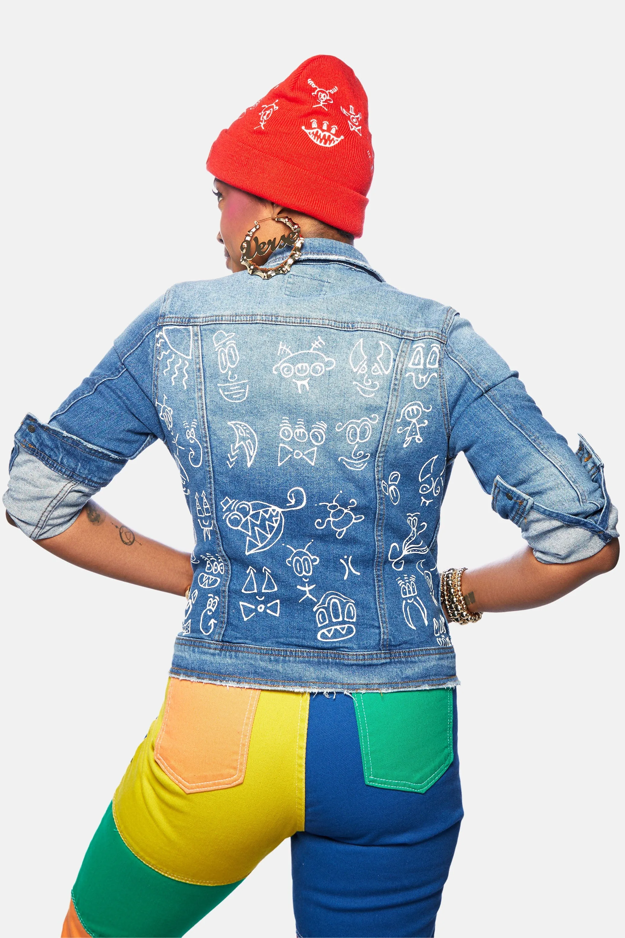 Doodleverse Jacket in Denim