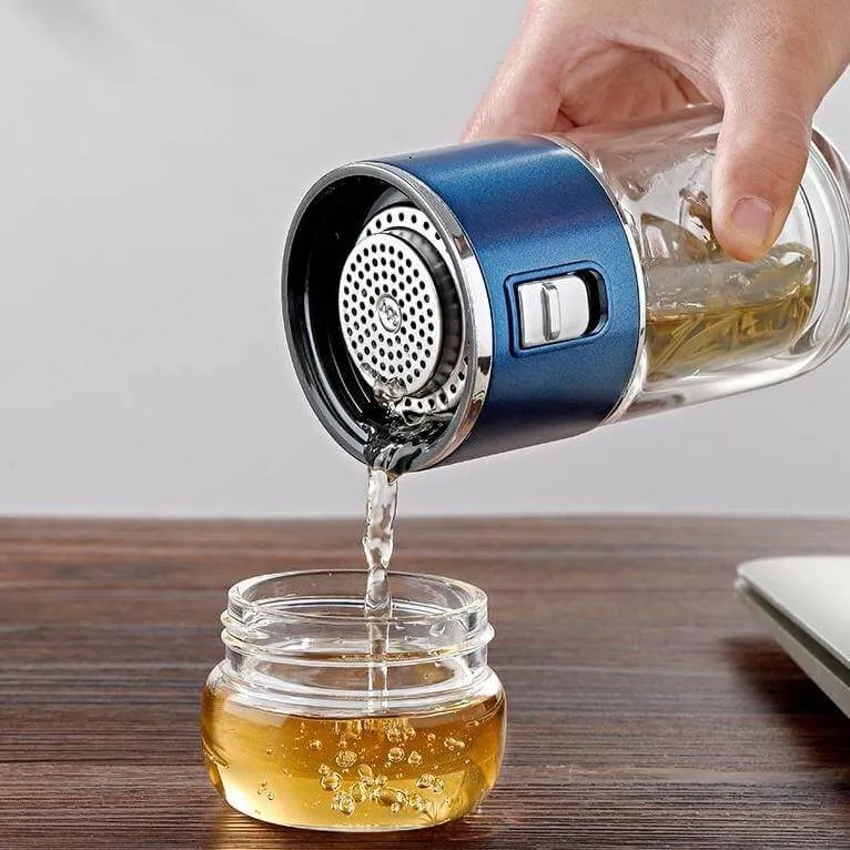 Double Glass Portable Eco-Friendly Tea Infuser