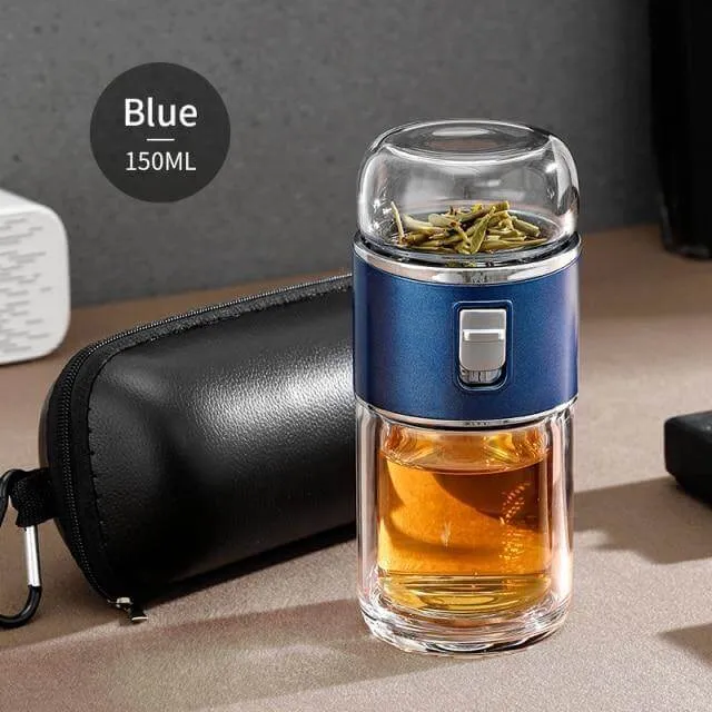 Double Glass Portable Eco-Friendly Tea Infuser