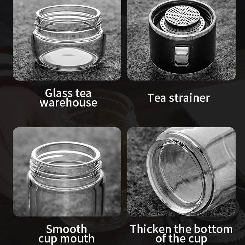 Double Glass Portable Eco-Friendly Tea Infuser