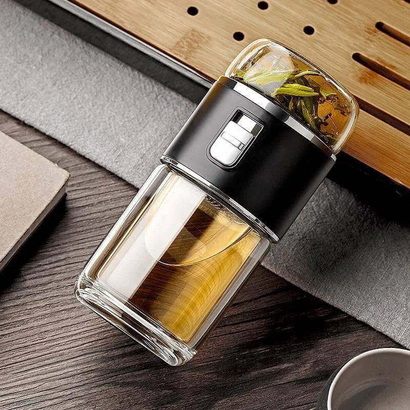 Double Glass Portable Eco-Friendly Tea Infuser