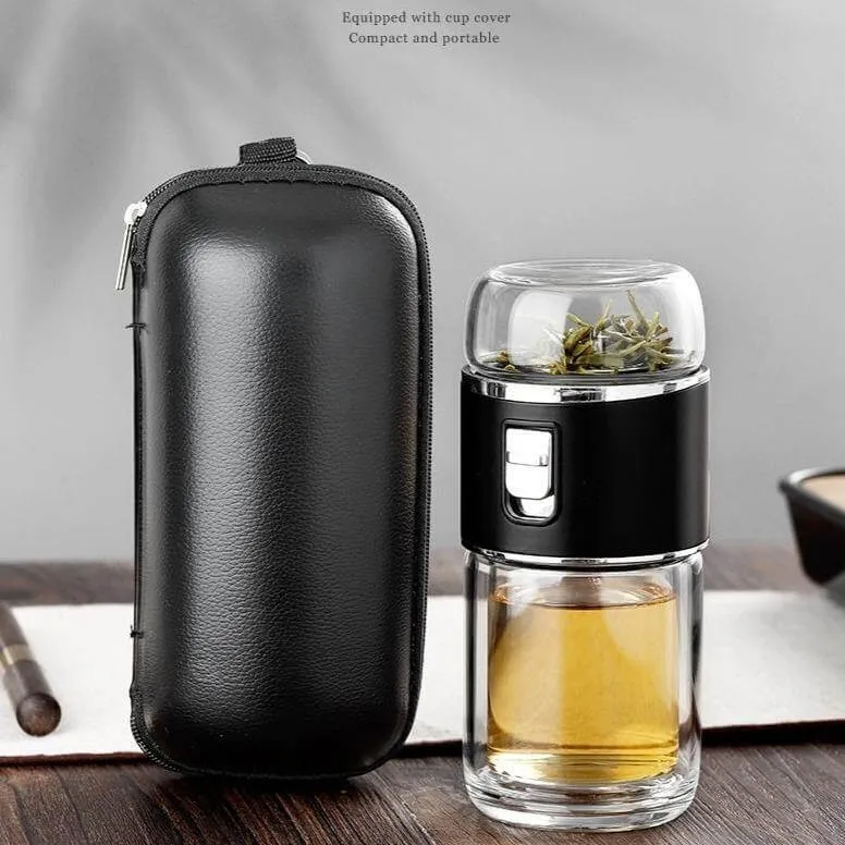 Double Glass Portable Eco-Friendly Tea Infuser