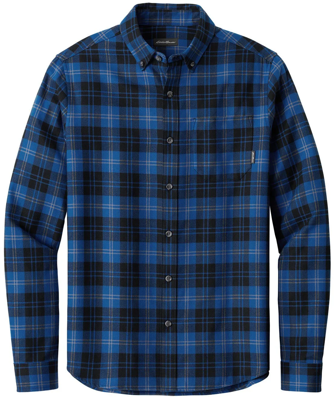 Eddie Bauer Long Sleeve Favorite Flannel Plaid Shirt