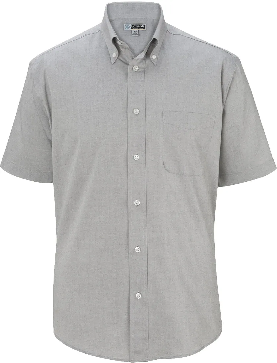 Edwards Pinpoint Oxford Shirt   Short Sleeve