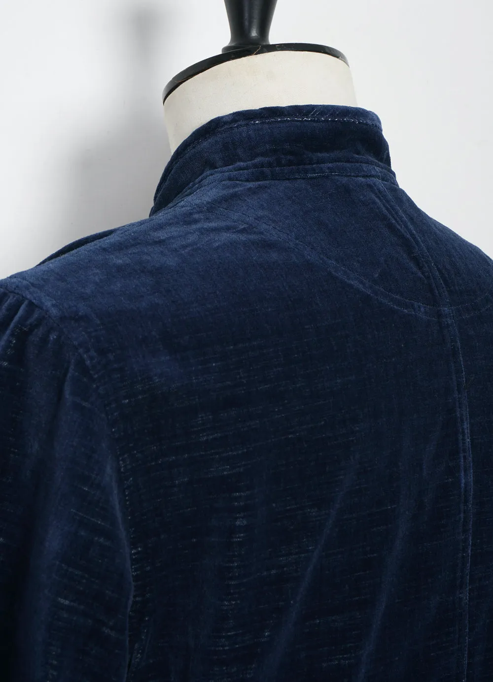 ERLING | Quilted Work Jacket | Velvet Indigo