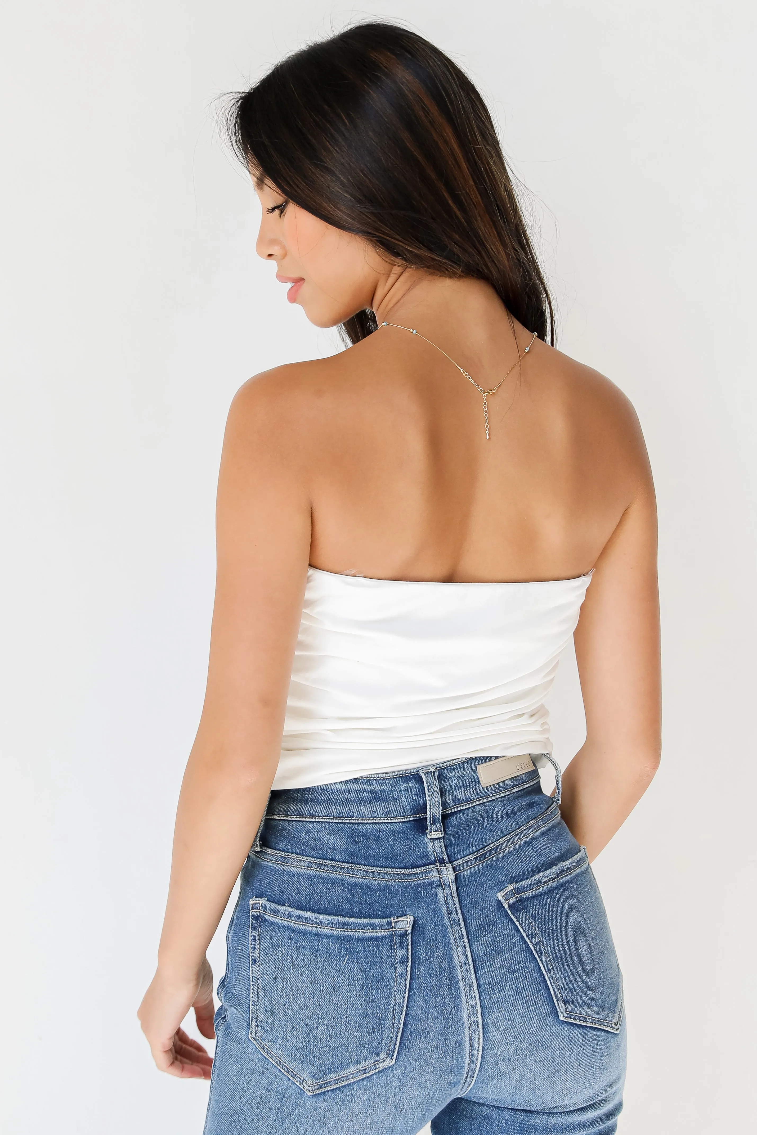 FINAL SALE - Beloved Basics Strapless Crop Top