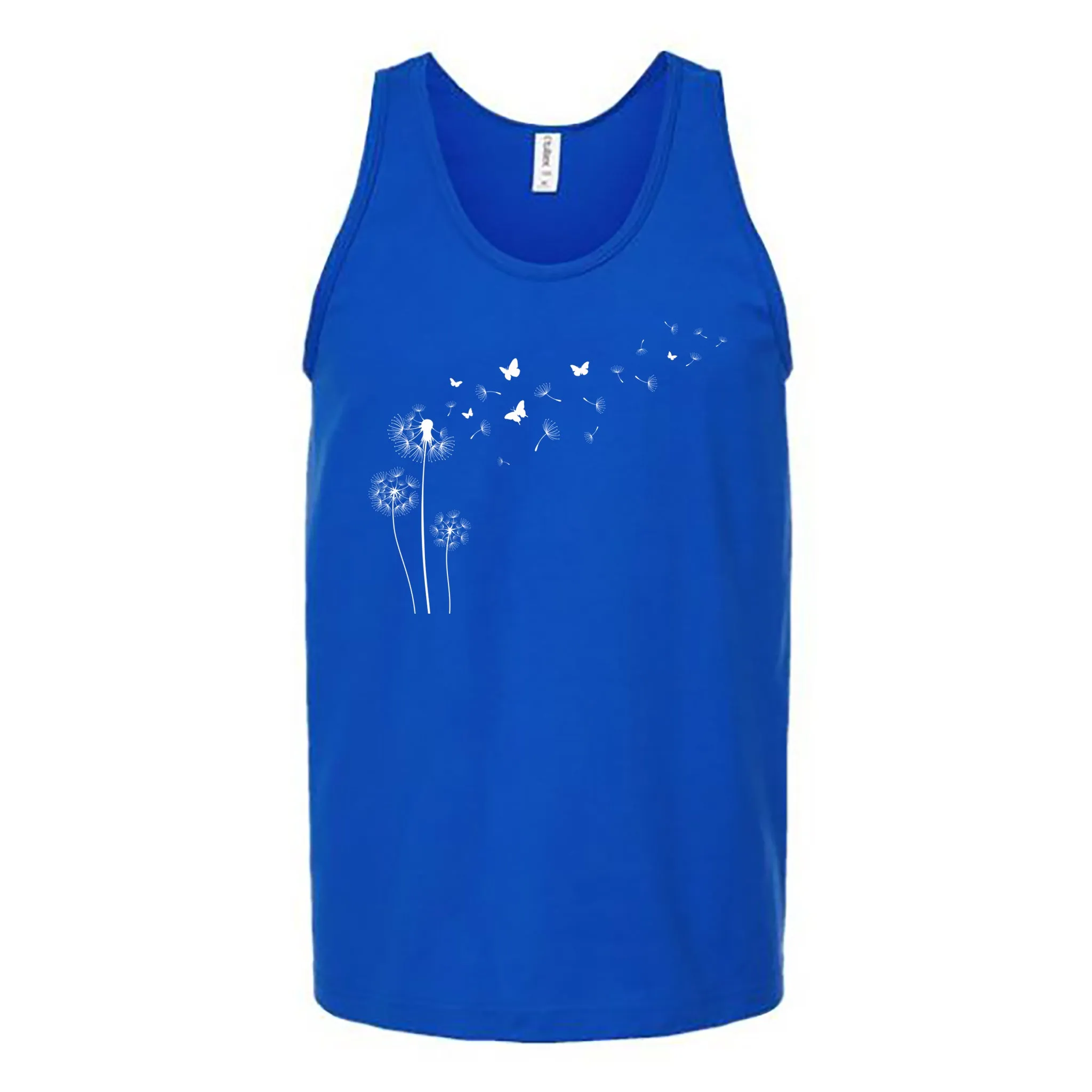 Flying Butterfly Dandelion Unisex Tank Top