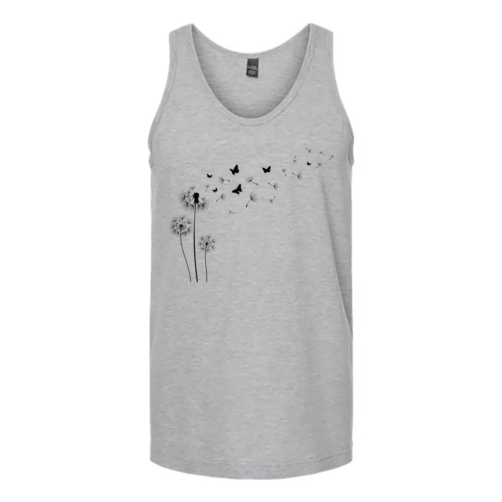 Flying Butterfly Dandelion Unisex Tank Top