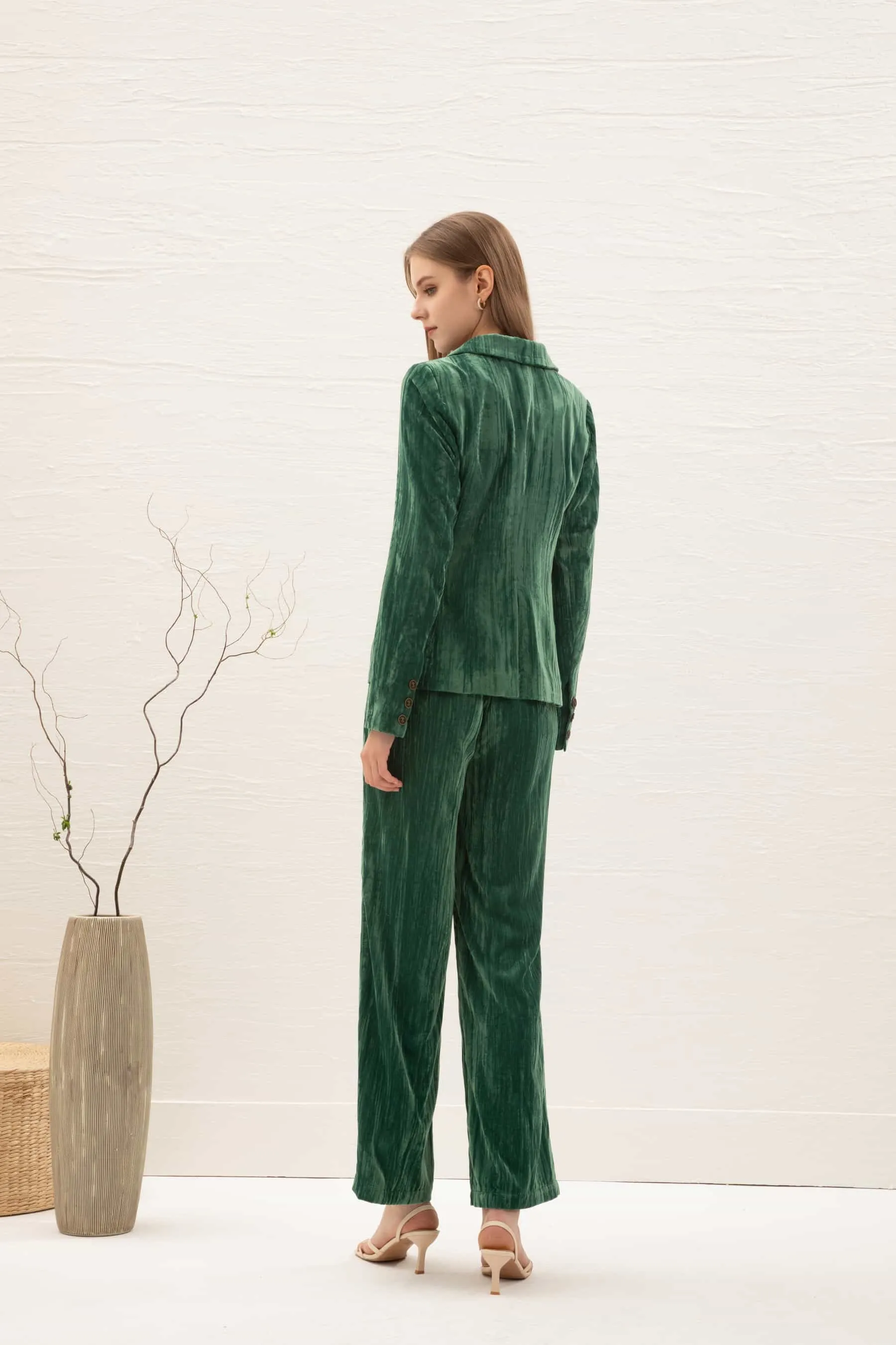 GDS Aliette Velvet Jacket | Green