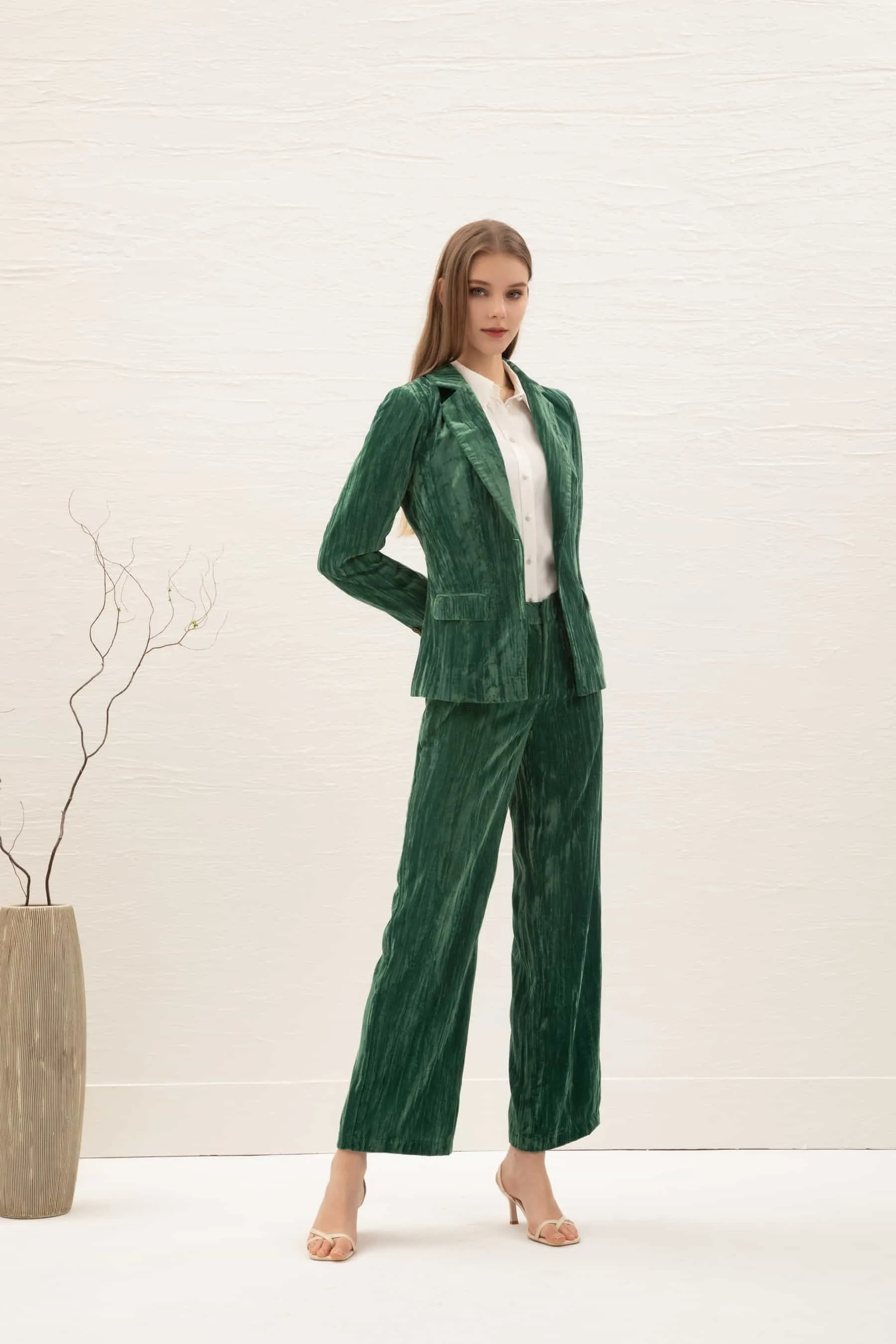 GDS Aliette Velvet Jacket | Green