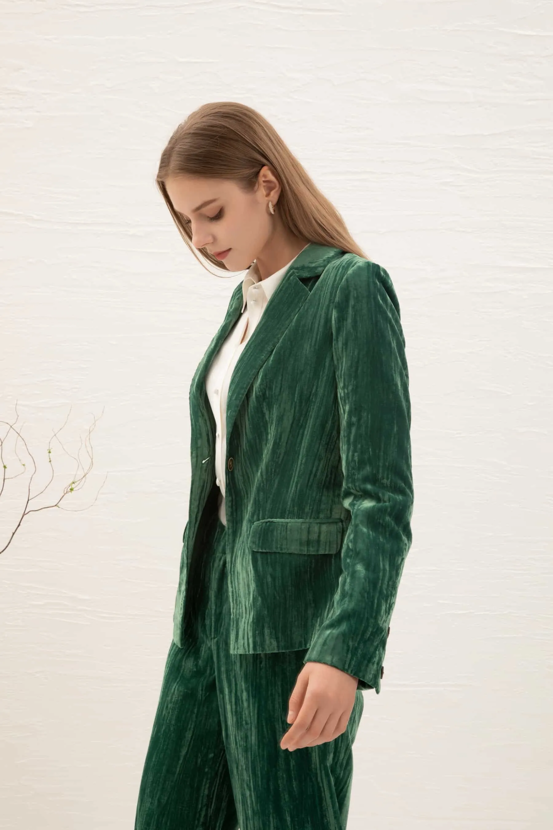 GDS Aliette Velvet Jacket | Green