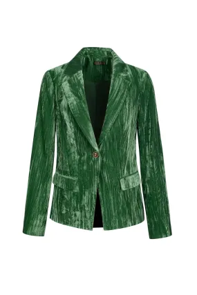 GDS Aliette Velvet Jacket | Green