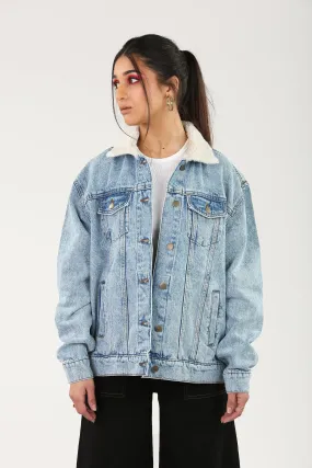 GW Jacket Acid Wash Sherpa