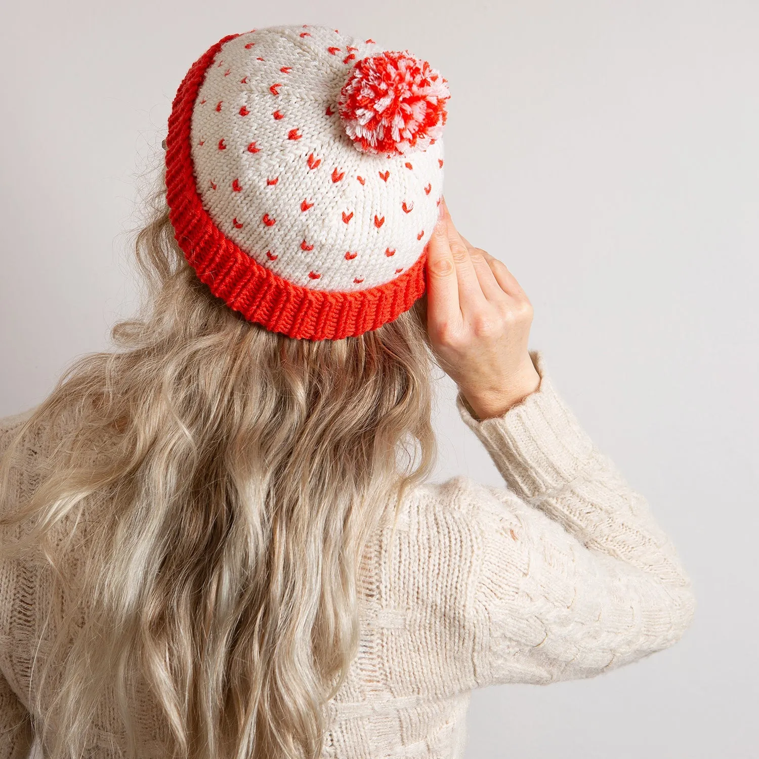 Heart Hat Knitting Kit