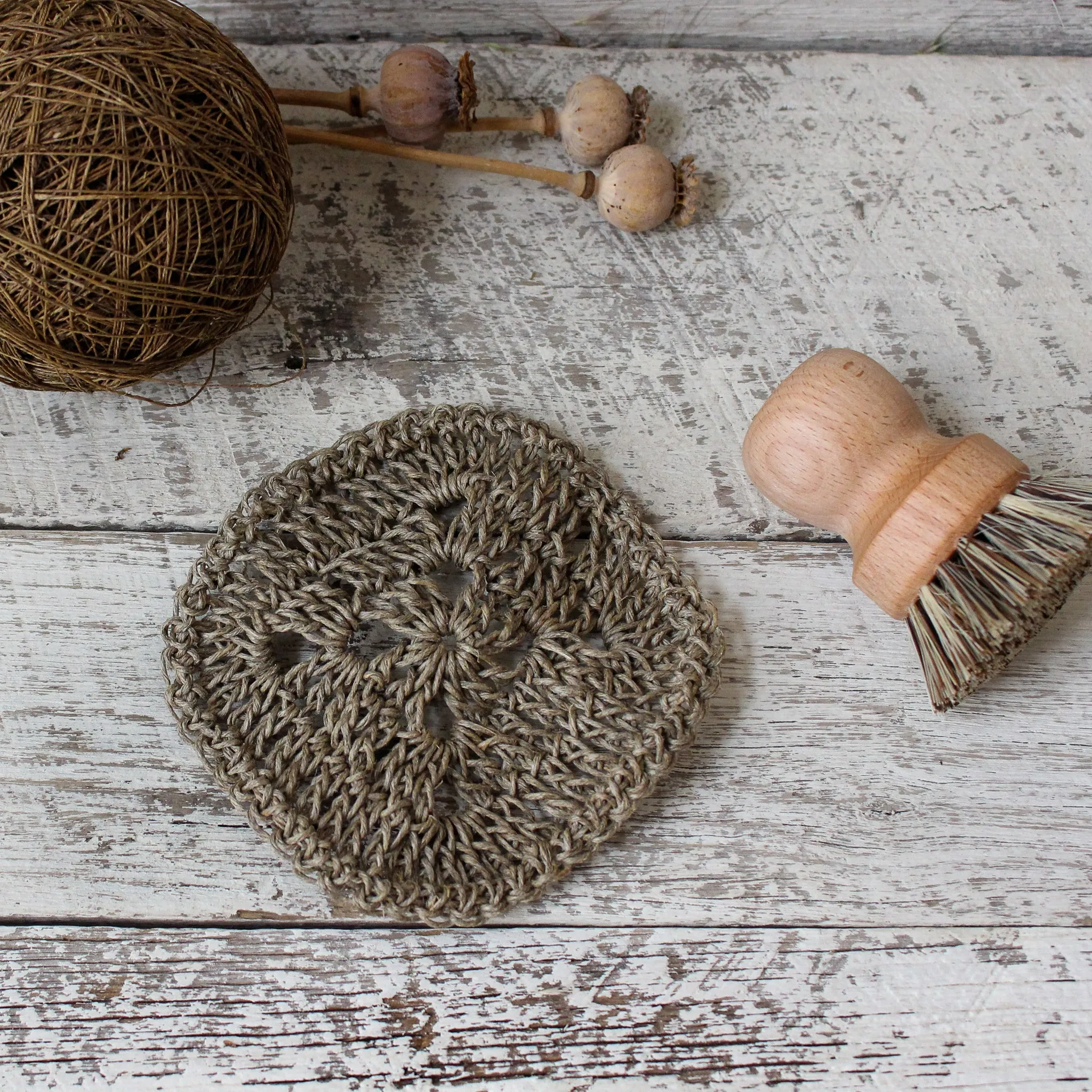 Hemp Kitchen Scrubber