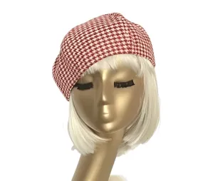 Houndstooth Beret Hat