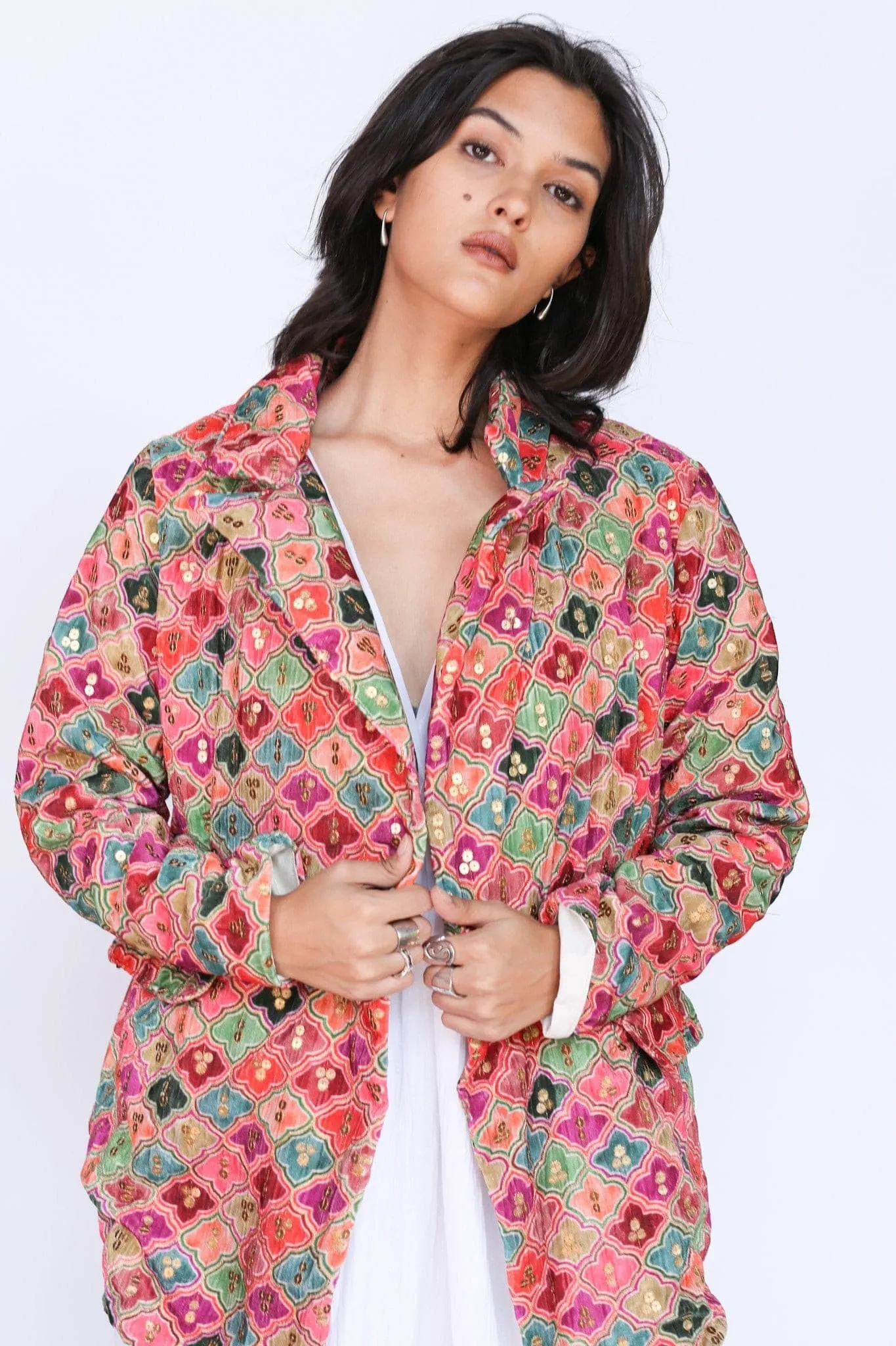 Jacket Frida Velvet Embroidered Sequin