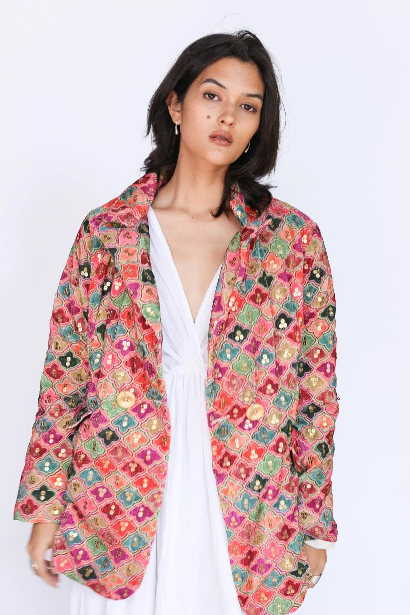 Jacket Frida Velvet Embroidered Sequin