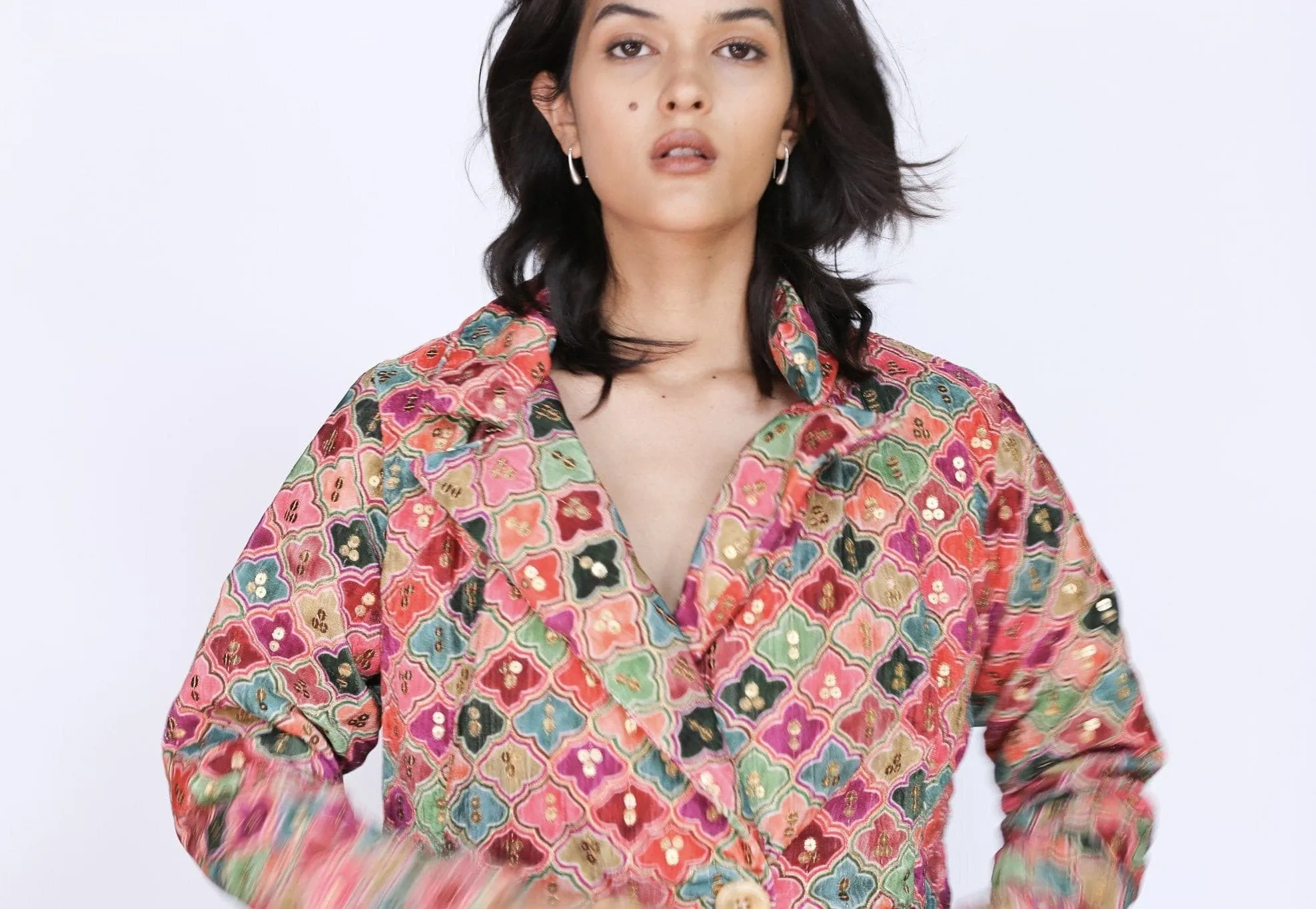 Jacket Frida Velvet Embroidered Sequin