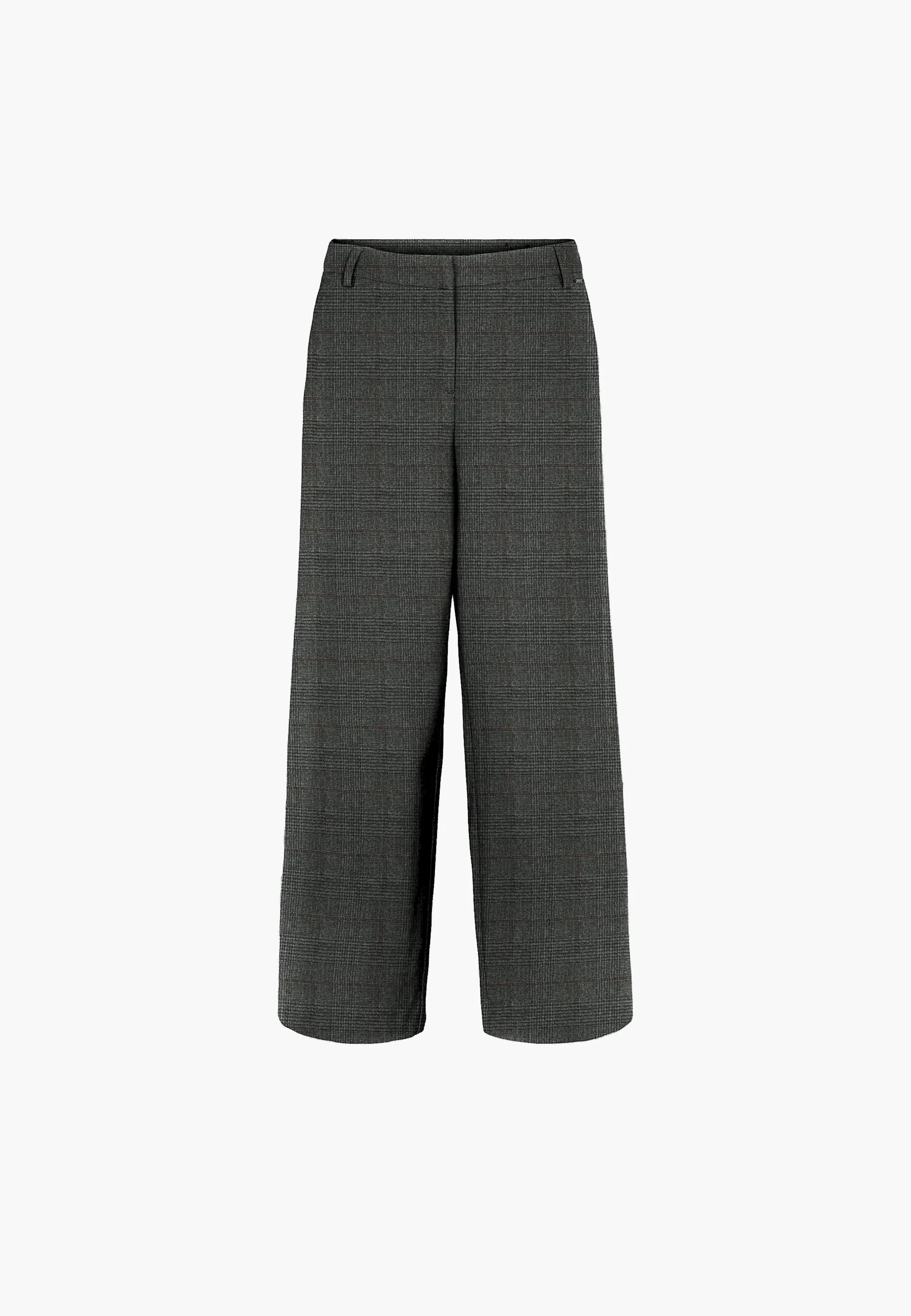 June Loose - Medium Length - Anthracite Tartan Check