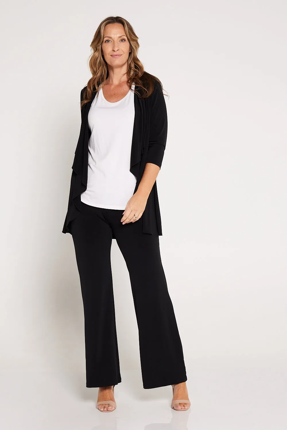 Kamala Wide Leg Pants - Black