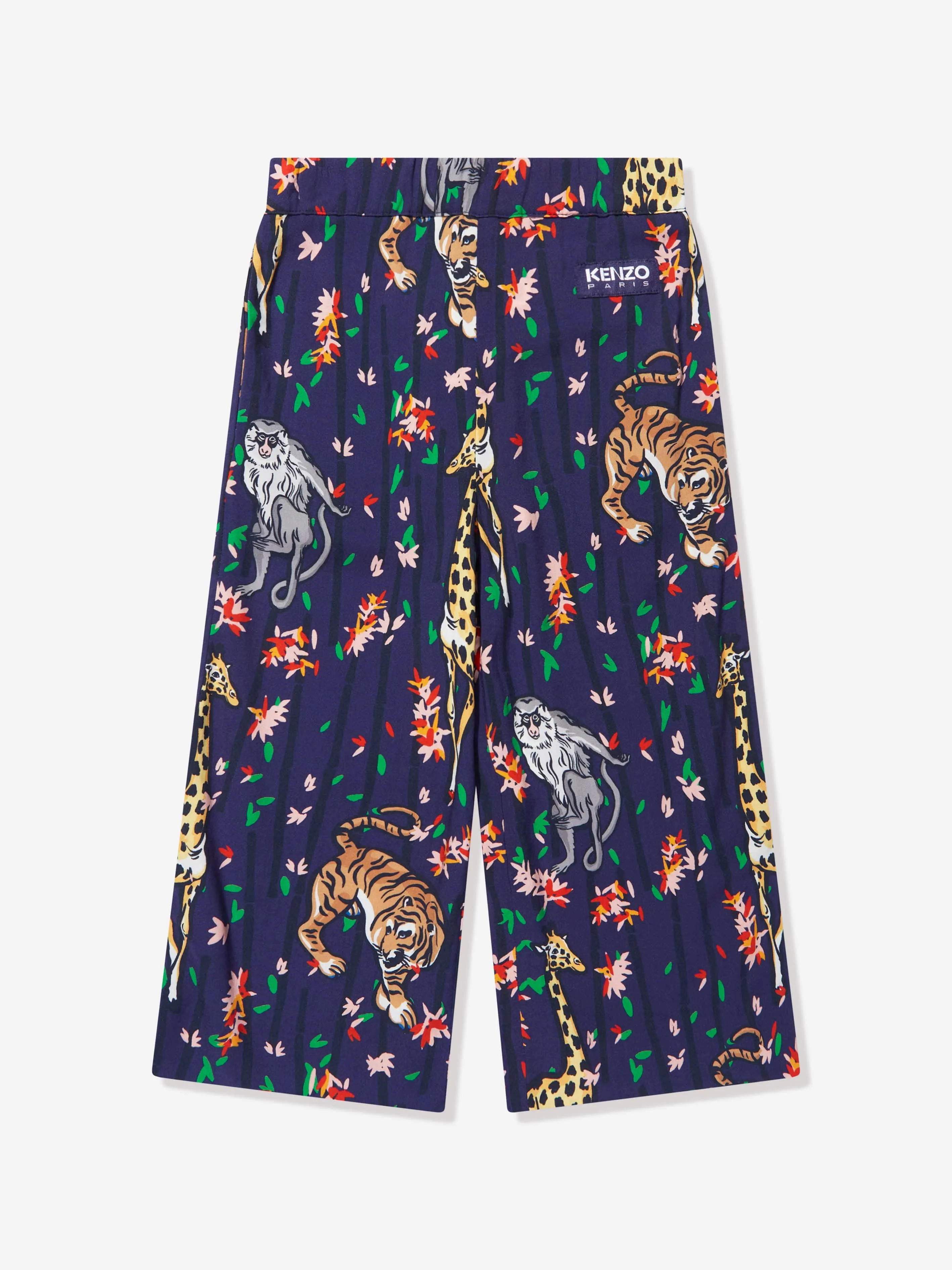 KENZO Girls Culotte Trousers in Blue