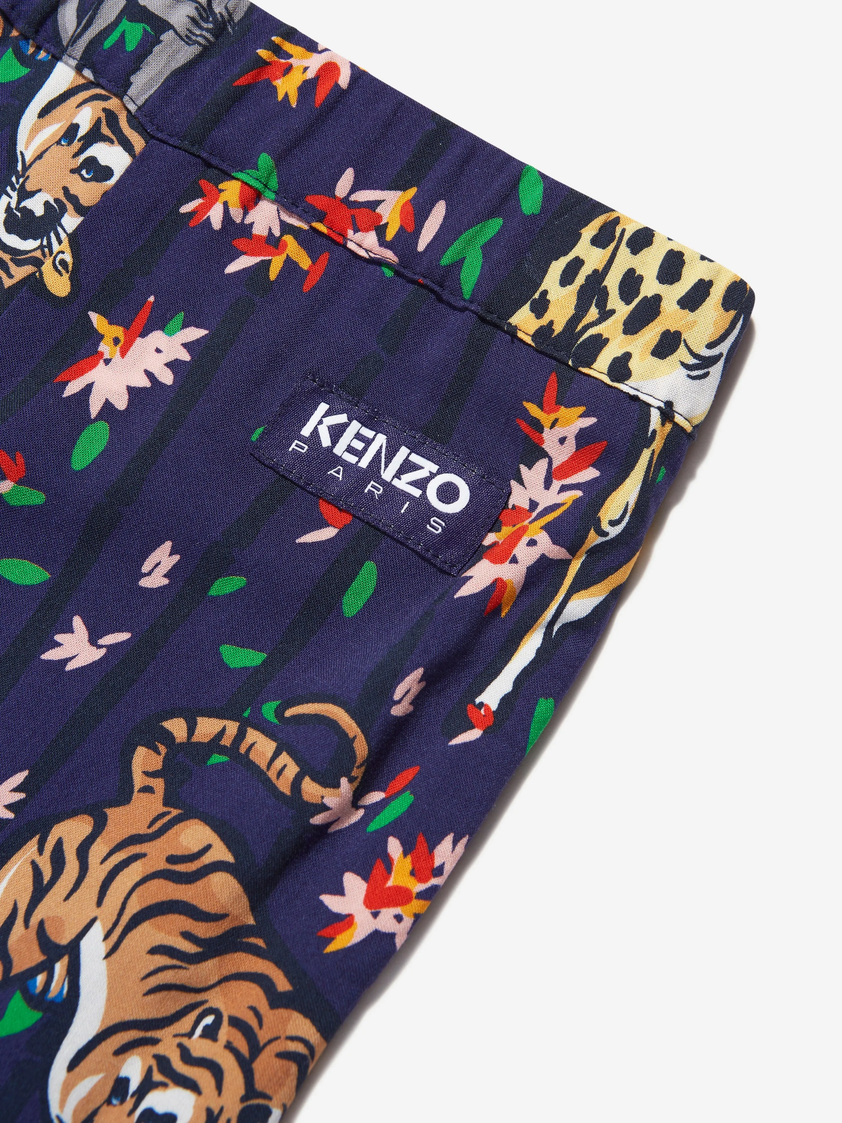 KENZO Girls Culotte Trousers in Blue