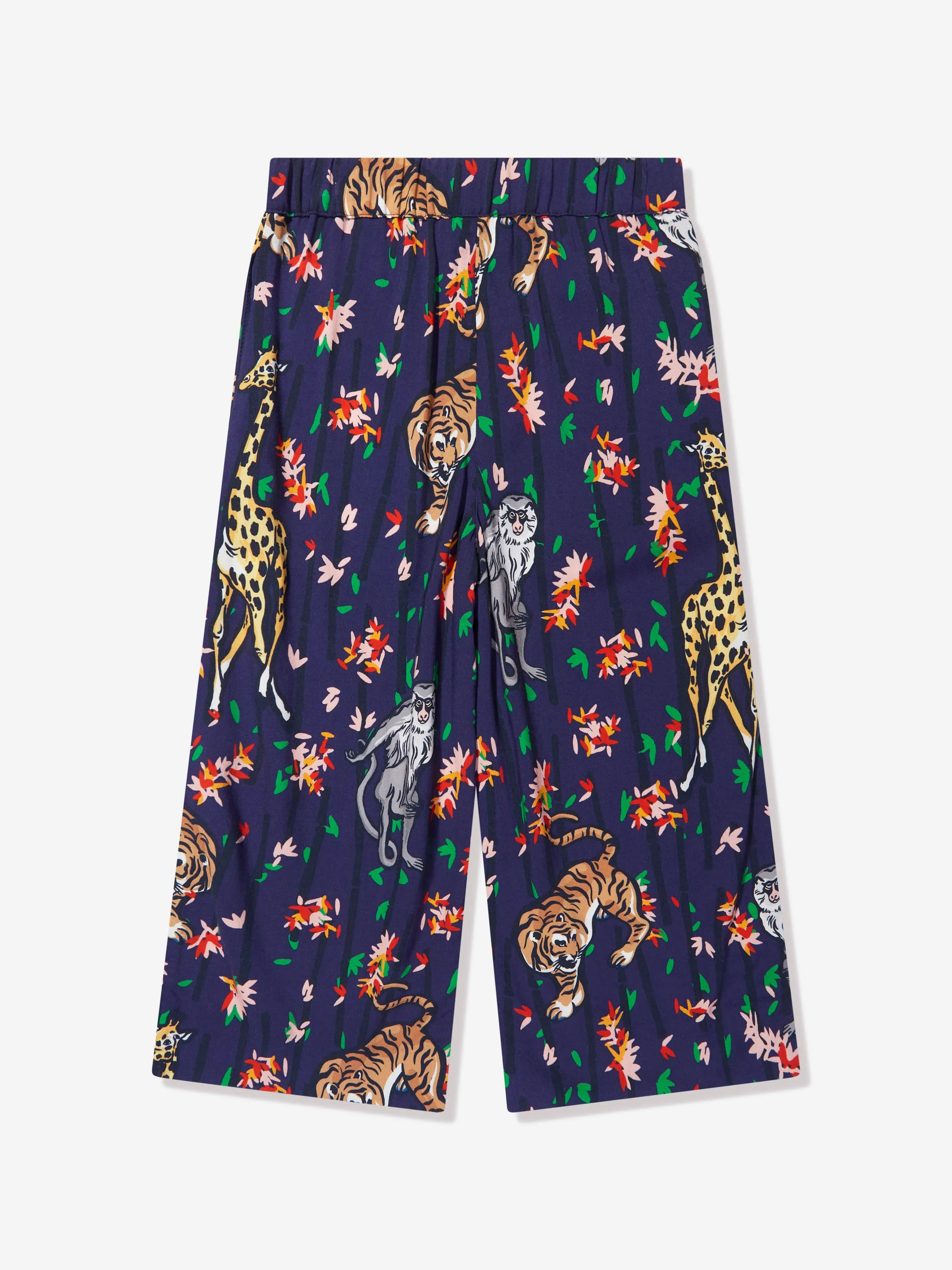 KENZO Girls Culotte Trousers in Blue